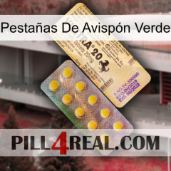 Pestañas De Avispón Verde new06